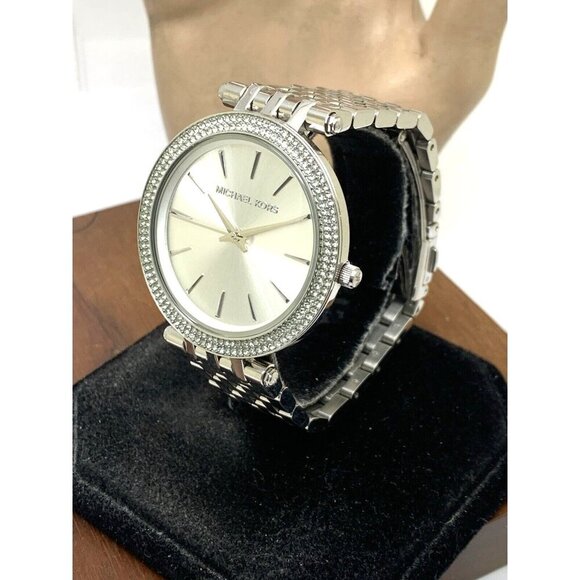 Michael Kors Women's Watch MK3190 Darci Quartz Silver Tone Stainless Steel Glitz - Picture 13 of 13